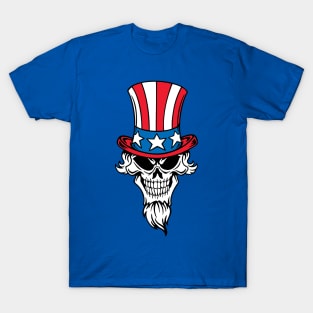 Patriot Honest Abe American Top Hat T-Shirt